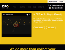Tablet Screenshot of debitfinance.co.uk